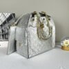 Chanel 25S Silver Caviar Medium 25 Bag