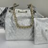 Chanel 25S Silver Caviar Medium 25 Bag