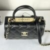 Chanel 25S Black Lambskin Mini Trendy CC