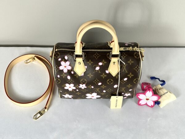 LV X Murakami Cherry Blossom Speedy 25