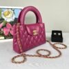 Chanel 24A Fuchsia Shiny Calfskin Kelly Bag