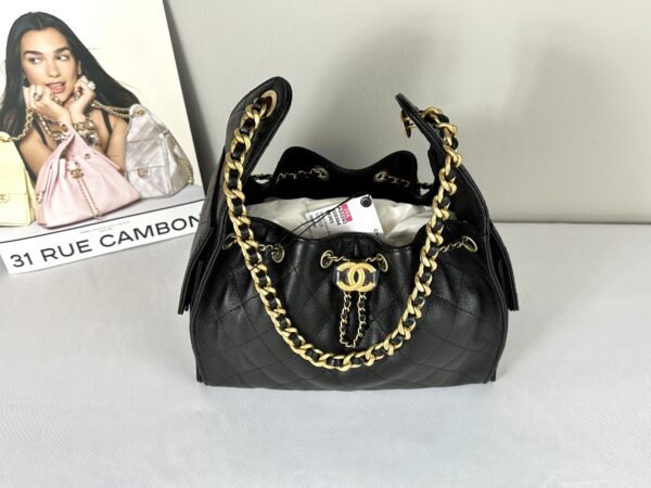 Chanel 25A Black Caviar Small 25 Bag