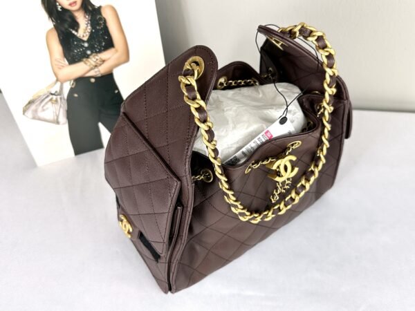 Chanel 25A Brown Caviar Small 25 Bag