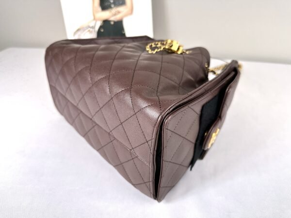 Chanel 25A Brown Caviar Small 25 Bag