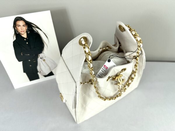 Chanel 25A White Caviar Small 25 Bag