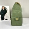 Chanel 25A Green Caviar Small 25