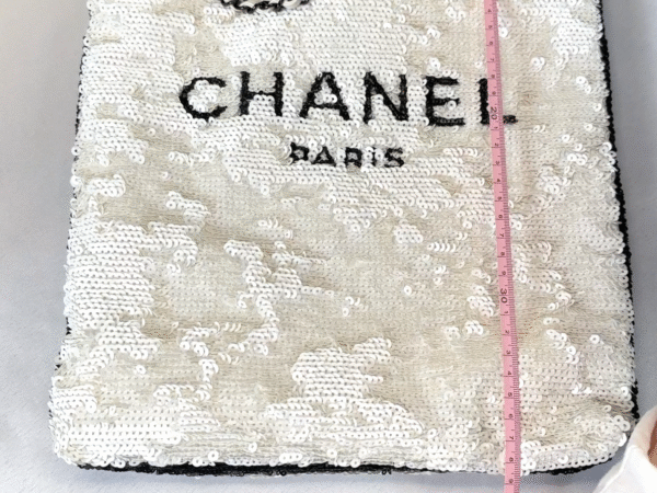 Chanel Super Rare Panda Sequins Tote Bag (15"x 11.5"x 2")