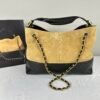 Chanel 25A Beige Suede Small Hobo Bag