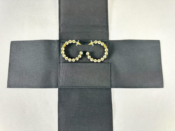 Chanel 24S Pearl Hoop Earrings