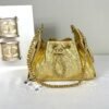 Chanel 26C Gold Caviar Mini 25