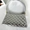 Chanel 26X Silver Hobo Bag