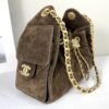 Chanel 26P Dark Brown Suede Mini 25