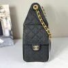 Chanel 26P Black Raffia Small 25 Bag