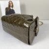 Chanel 26P Crumpled Khaki Calfskin Small 25