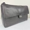 Chanel 26S Black Calfskin Preppy Coco Maxi Flap Bag