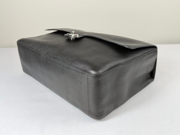 Chanel 26S Black Calfskin Preppy Coco Maxi Flap Bag