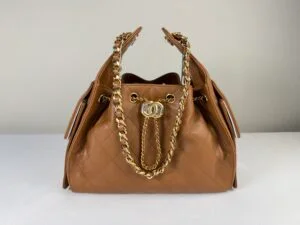 IMG_2310 Chanel 26A Camel Calfskin Small 25