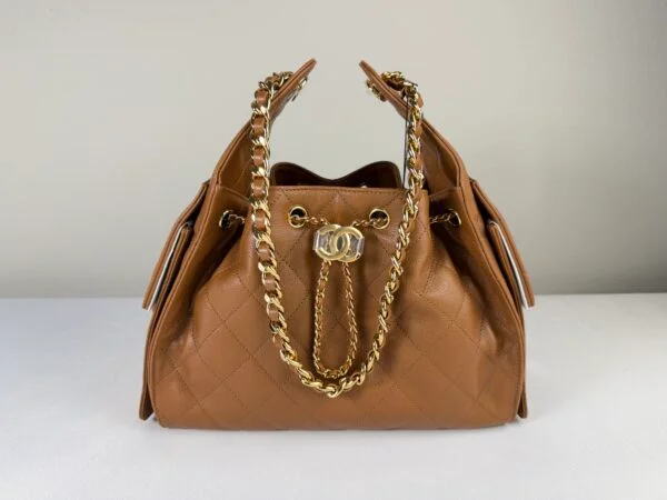Chanel 26A Camel Calfskin Small 25