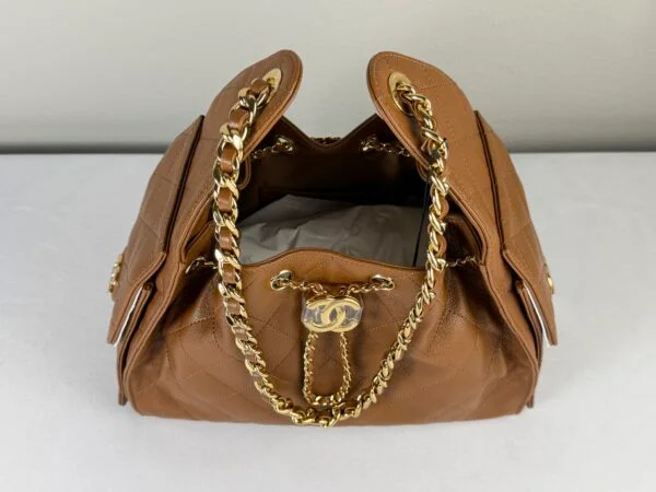Chanel 26A Camel Calfskin Small 25