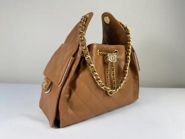 Chanel 26A Camel Calfskin Small 25