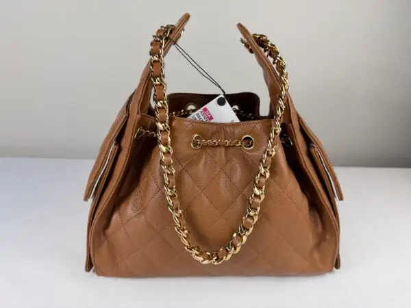 Chanel 26A Camel Calfskin Small 25