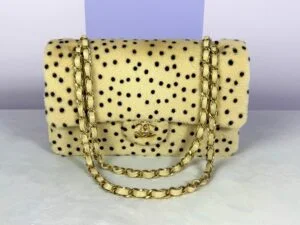 IMG_2836 Chanel 26A Cheetah Print Medium Flap Bag