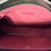Chanel 26A Emerald Green Croc Embossed Shopping Tote