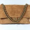 Chanel 26A Camel Suede Souplissimo Maxi Flap （Size : 16" x 10" x 5")