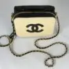 Chanel 26B Beige Caviar Neo Filigree with Chain