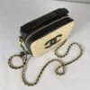 Chanel 26B Beige Caviar Neo Filigree with Chain