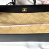 Chanel 26A Beige Suede Urban Essential Shopping Tote
