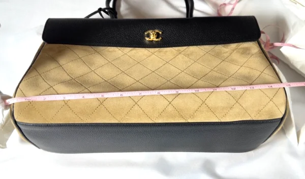 Chanel 26A Beige Suede Urban Essential Shopping Tote