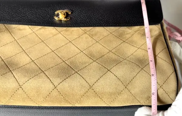 Chanel 26A Beige Suede Urban Essential Shopping Tote
