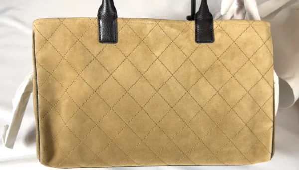 Chanel 26A Beige Suede Urban Essential Shopping Tote