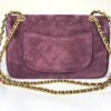 Chanel 26B Burgundy Suede Souplissimo Rectangular Mini