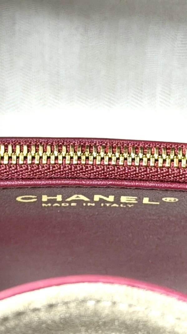 Chanel 26B Khaki Suede CC Loop Small Bucket Bag