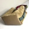 Chanel 26B Khaki Suede CC Loop Small Bucket Bag