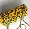 Chanel 26A Leopard Sequins Mini Flap Bag