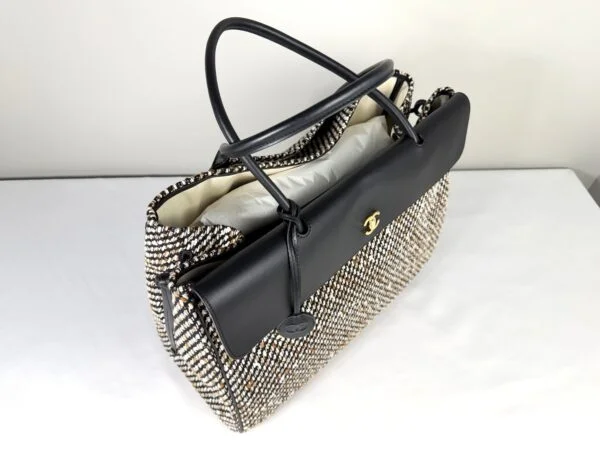 Chanel 26A Tweed Maxi Urban Essential Shopping Bag