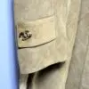 Chanel 26B Khaki Suede Coat